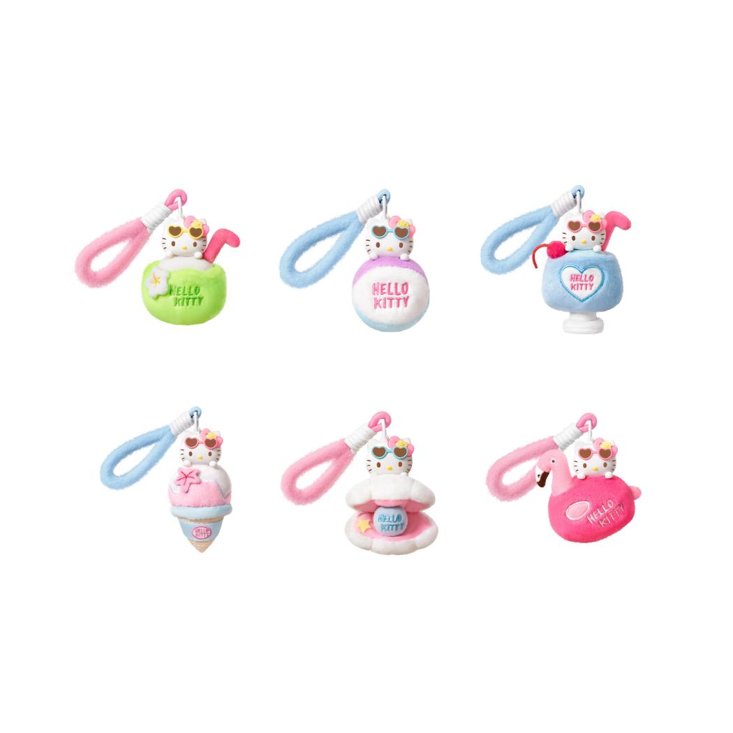Hello Kitty Plüschanhänger mit dunkler Hautfarbe Überraschungsbox