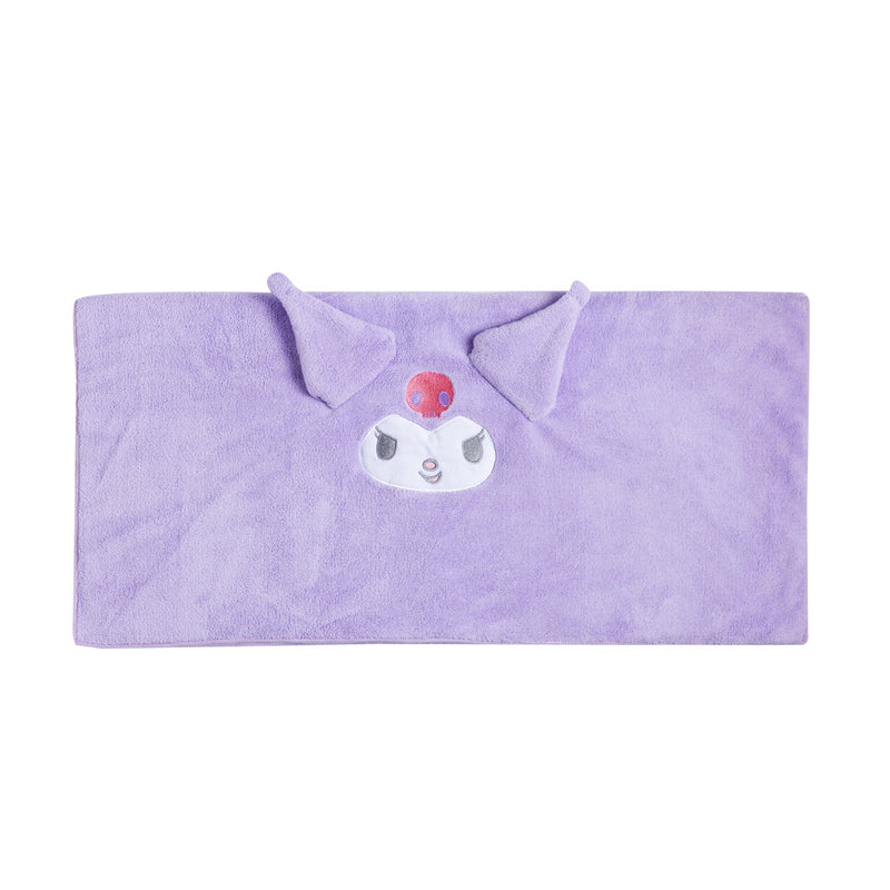 Kuromi Coral Fleece Absorbent Bath Towel
