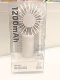 Candy Series 1200mAh Mini Fan (White)
