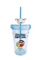 Crayon Shinchan Collection Double Wall Plastic Cup 320mL(Blue)