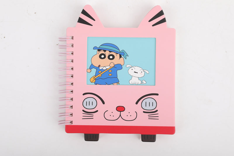 Crayon Shinchan Collection Figure Hollowed Wire-bound Book (80 Sheets)