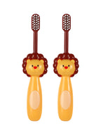 Little Lion Zahnbürsten mit weichen Borsten für Kinder (2 Stück)