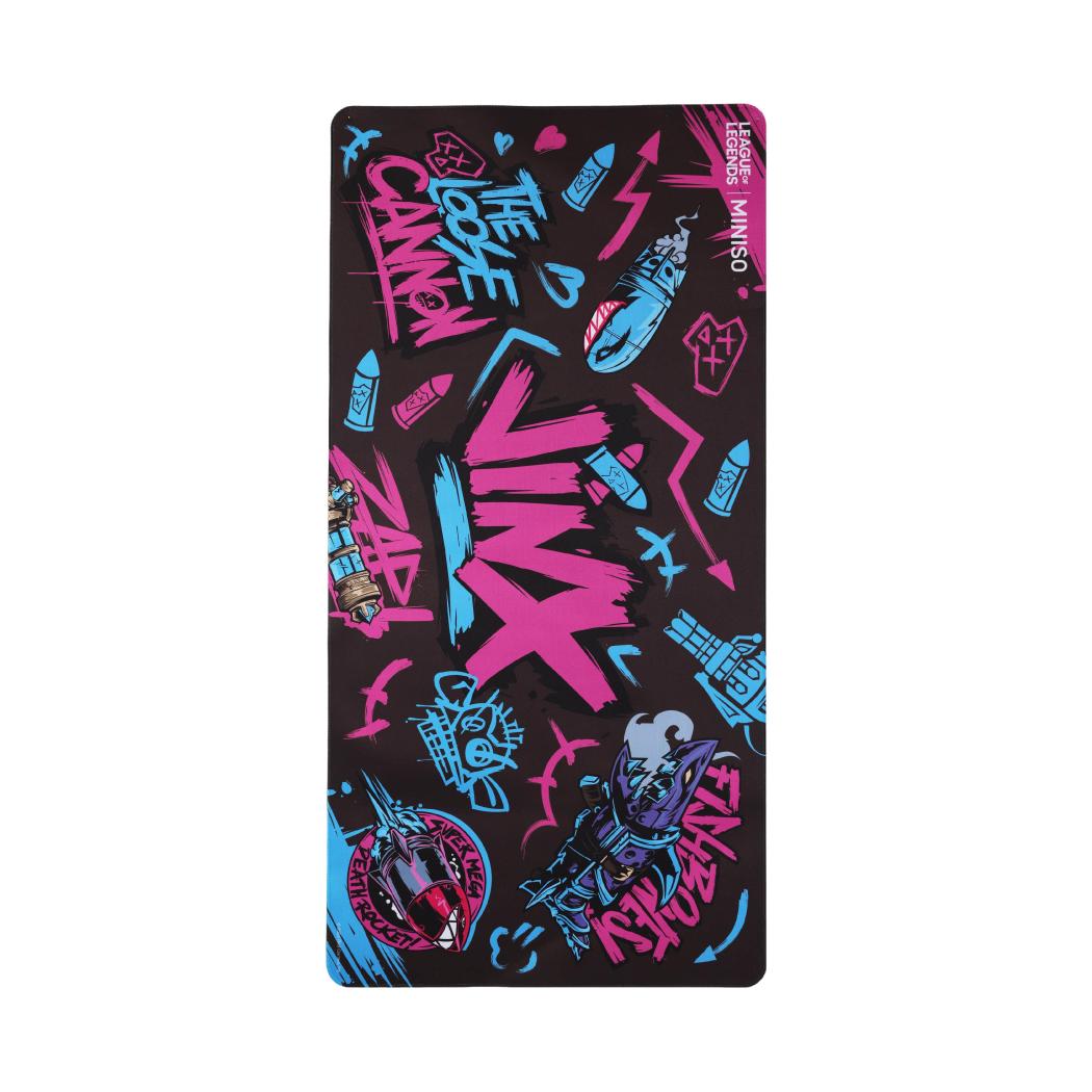Grosses Mauspad in Co-Branding-Partnerschaft mit League of Legends (Jinx)
