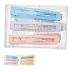 Basic-Serie, 6er-Pack lange, gewellte Haarspangen (gemischt)