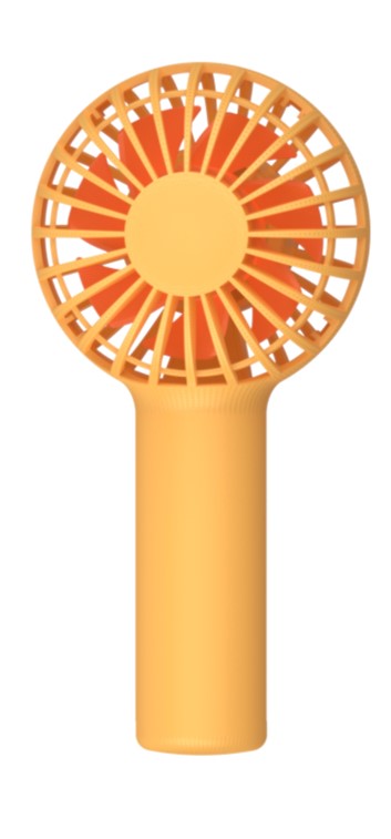 Candy Series 1200mAh Mini Fan (Orange)