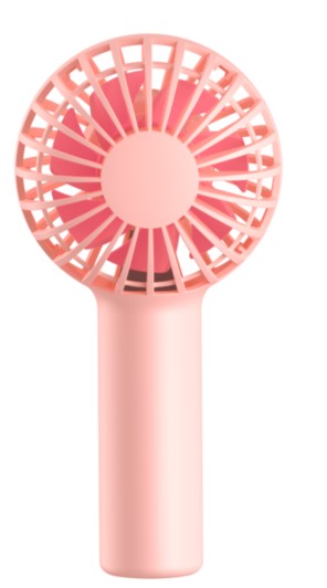 Candy Series 1200mAh Handheld Mini Fan (Peach Pink)