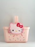Sanrio characters Cartoon Handheld Storage Basket (Hello Kitty)