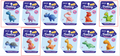 4-Grid Ultra Light Clay (Dinosaurier)