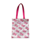 Hello Kitty Einkaufstasche mit Leopardenmuster und Schleife (Rosa)