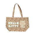 Hello Kitty Einkaufstasche mit Leopardenmuster (Braun)
