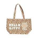 Hello Kitty Einkaufstasche mit Leopardenmuster (Braun)