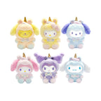 Hello Kitty und Freunde Fantasy Einhorn Kollektion Vinyl Plüschanhänger Überraschungsbox