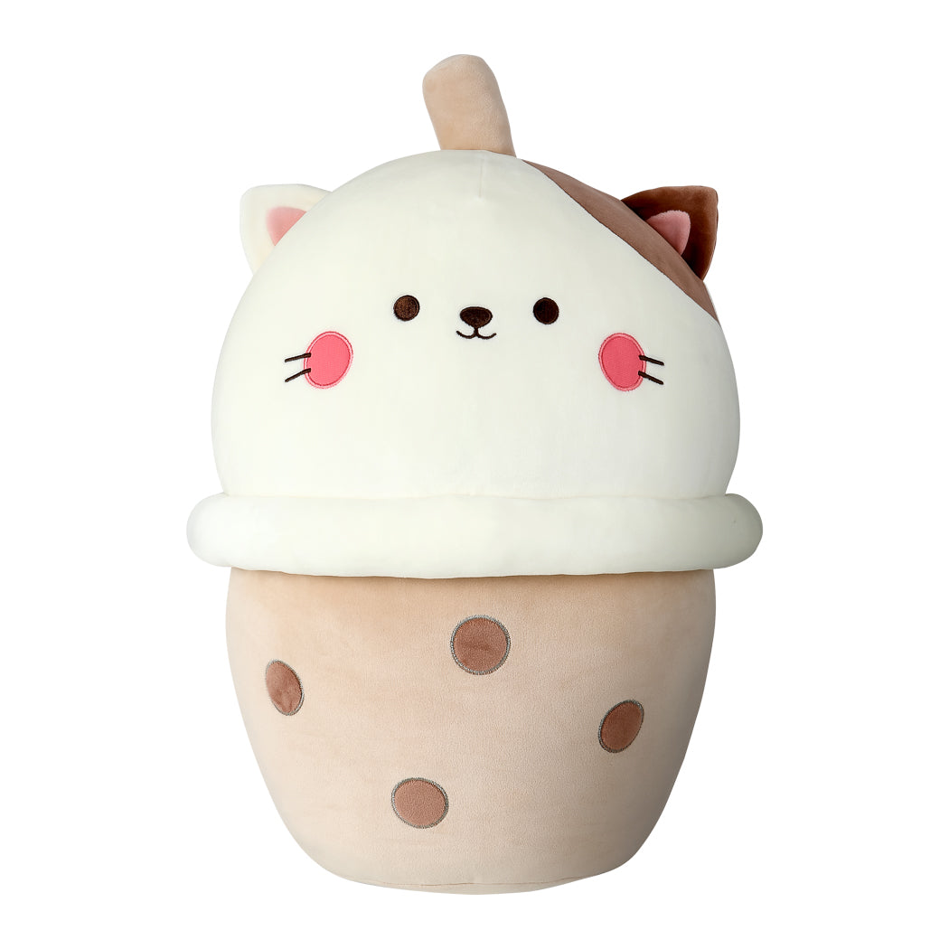 Milchtee-Plüschtier (Bubble-Tea-Kätzchen)