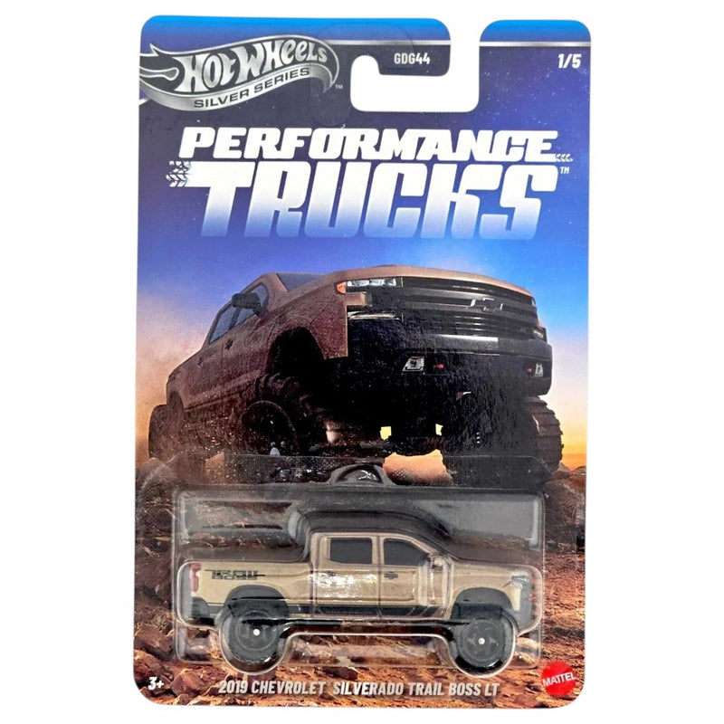 Hot Wheels Automotive 2019 Chevrolet Silverado Trail Boss LT, 1 Stück