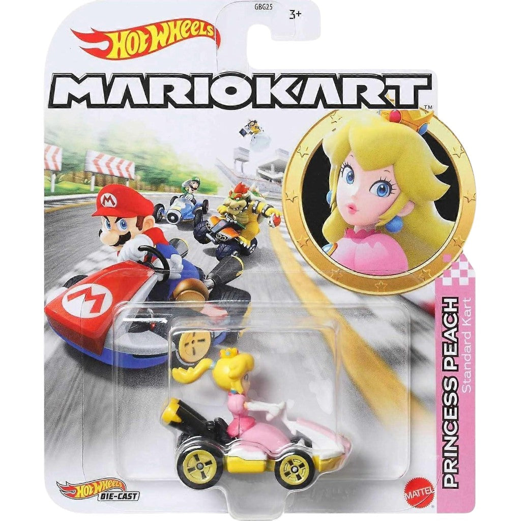 Hot Wheels Mario Kart Peach, 1 Stück