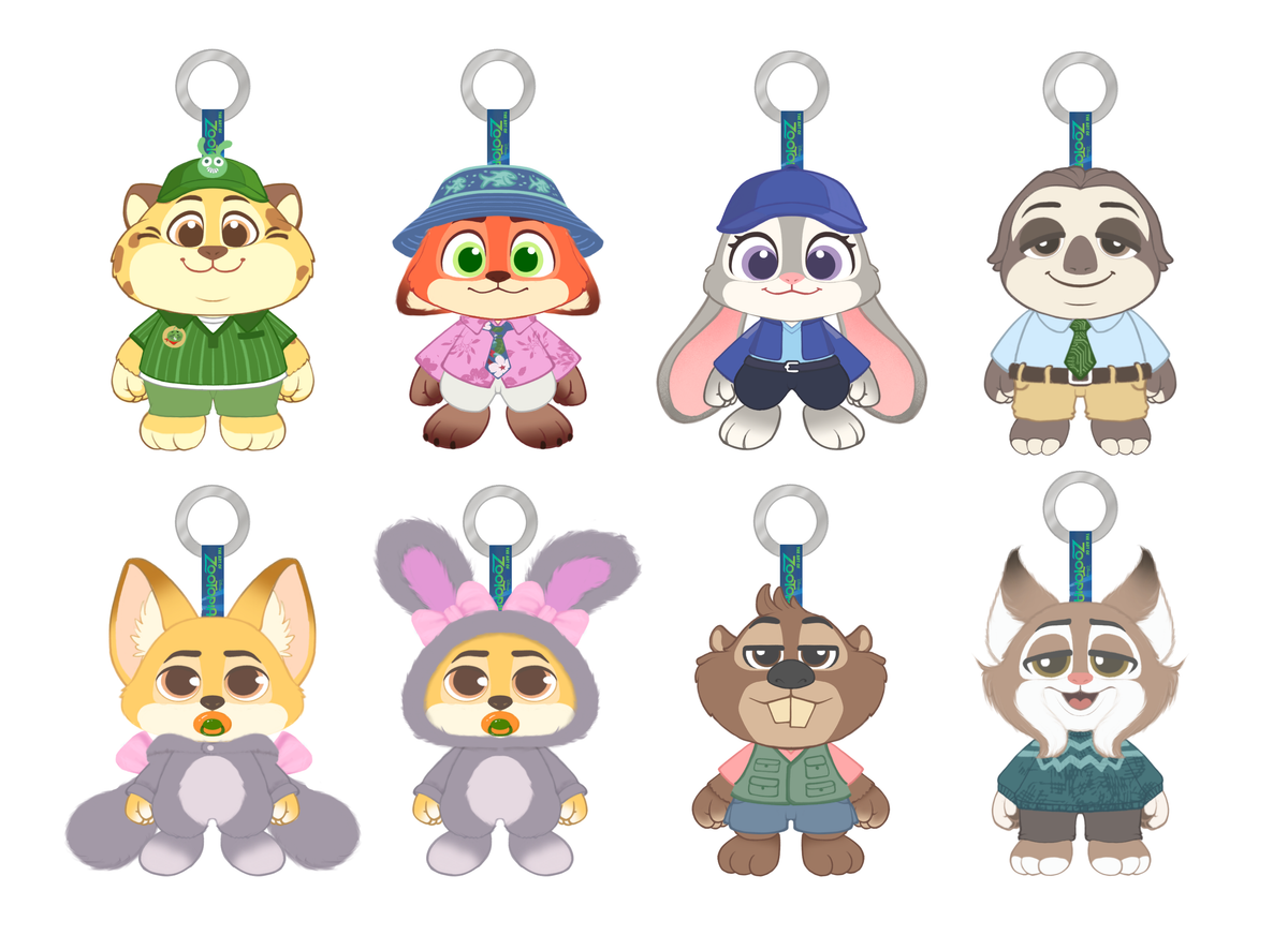 Disney Zootopia Alltagskollektion Vinyl-Plüschtier Überraschungsbox