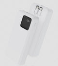 20000 mAh Powerbank mit Digitalanzeige und Kabel (Weiss) Modell: X-201C